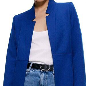 ZARA INVERTED LAPEL FROCK BLAZER COAT